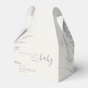 Caixinha De Lembrancinhas Boho Wildflower Cream Chá de fraldas