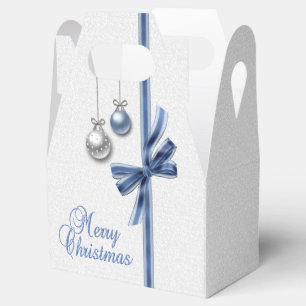 Caixinha De Lembrancinhas Bolas elegantes brilhantes do Natal