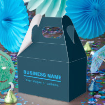 Bold Modern Business Name Modelo | Azul