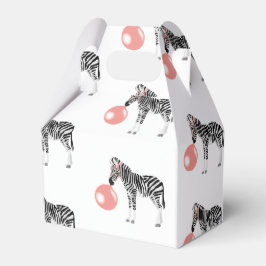 Caixinha De Lembrancinhas Bolha de Bocha de Goma Zebra