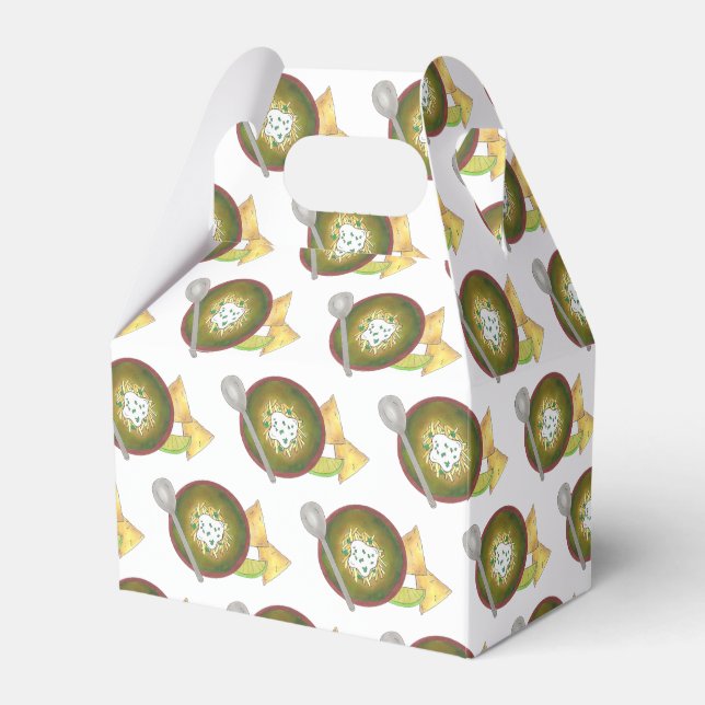 Caixinha De Lembrancinhas Boliche de Green Chili Chili Chile Verde Cookoff (Frente)