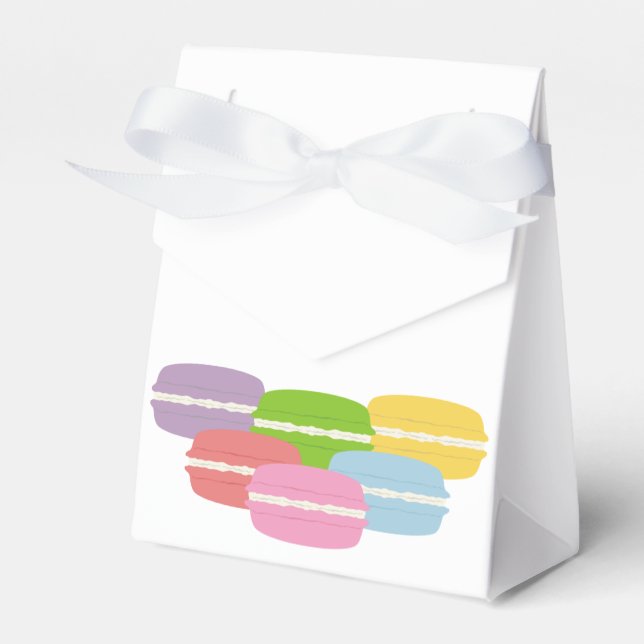 Caixinha De Lembrancinhas Bolo de Macarons Doce (Frente)