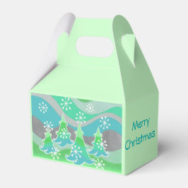 Caixinha De Lembrancinhas Bolsa de inverno Verde