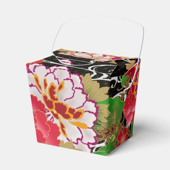 Caixinha De Lembrancinhas Bolsa de Presente do Padrão Kimono Japonês (Frente)