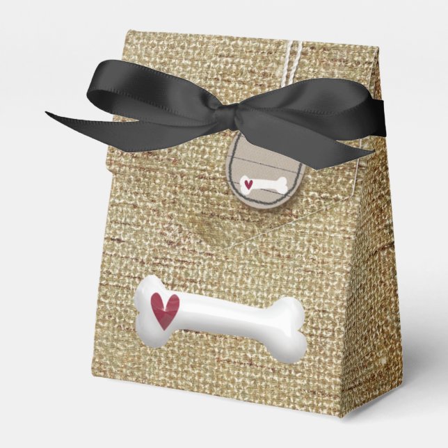 Caixinha De Lembrancinhas Bolsas Doggie Treat (Frente)