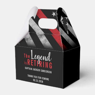 Caixinha De Lembrancinhas Bombeiro Aposentadoria da Linha Vermelha