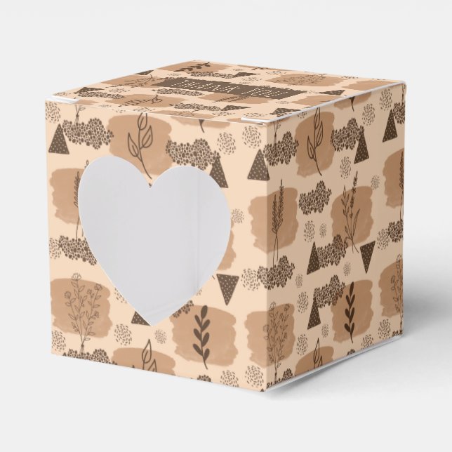 Caixinha De Lembrancinhas Bonita Natureza Obrigado Favor Box (Frente)