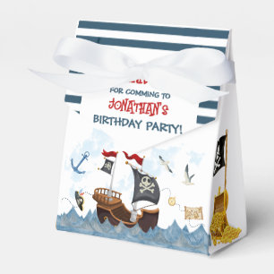 Caixinha De Lembrancinhas Bonito Aniversário Pirata Obrigado
