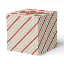 Bonito faixas vermelhas e verdes com Crachá vermel