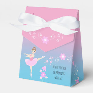 Caixinha De Lembrancinhas Bonito Festa de aniversário da garota Ballerina