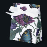 Caixinha De Lembrancinhas Borboletas florais magenta púrpura de ameixa de vi<br><div class="desc">Perfeito para eventos de primavera, verão, inverno ou outono. Trabalho de arte de flores roxas do estilo vintage elegante para ocasiões de temas botânicos, boho, jardim e florais. Para acessar as ferramentas de edição mais avançadas, role para baixo até "Clique para personalizar mais". Assim que estiver na ferramenta design do...</div>
