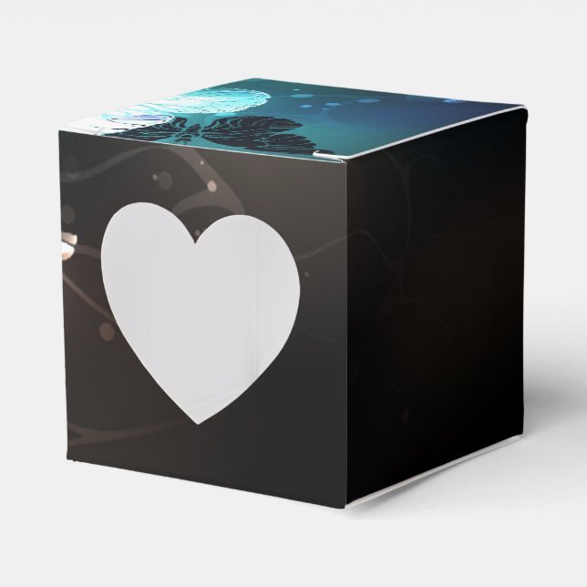 Caixinha De Lembrancinhas Borboletas Noturnas de Menta (Frente)