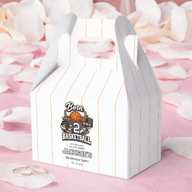 Caixinha De Lembrancinhas Born 2 Basketball | Sports Themed 2nd Birthday (Casamento)