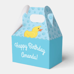 Caixinha De Lembrancinhas Borracha Ducky Party Kids Baby