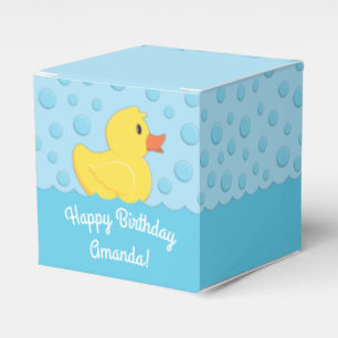 Caixinha De Lembrancinhas Borracha Ducky Party Kids Baby