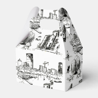Caixinha De Lembrancinhas Boston Toile