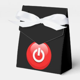 Caixinha De Lembrancinhas Botão liga/desliga vermelho gigante