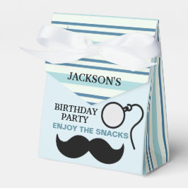 Caixinha De Lembrancinhas Bowler Hat and Monocle 3"w x 1.5"l x 3.25 Birthday