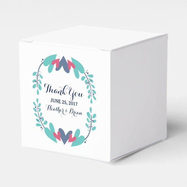 Caixinha De Lembrancinhas Boxes de Bois e Vinhas (Frente)