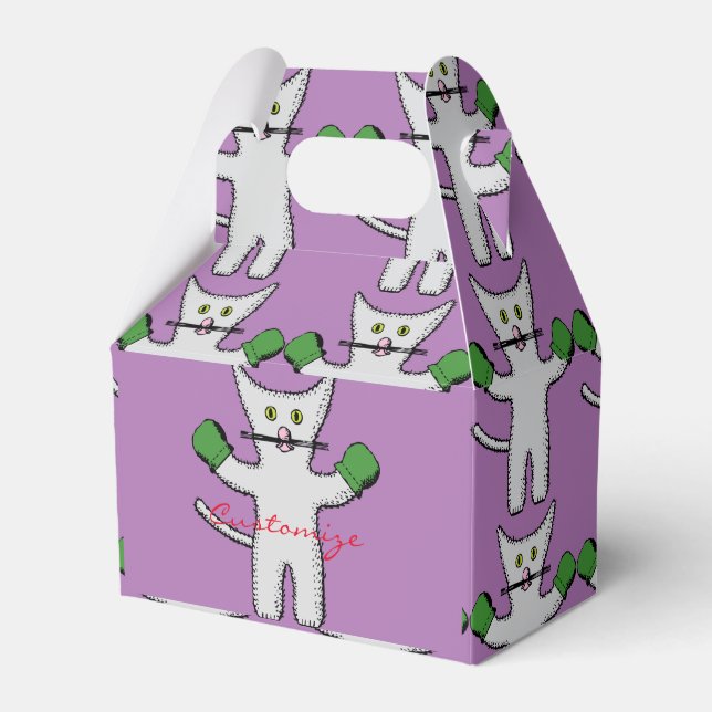 Caixinha De Lembrancinhas Boxin Kitten com Mittens Thunder_Cove (Frente)