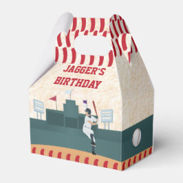 Caixinha De Lembrancinhas Boys Baseball Themed Party Favor Box