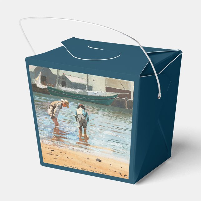 Caixinha De Lembrancinhas Boys Wading (1873) Por Winslow Homer (Boys Wading (1873) By Winslow Homer)