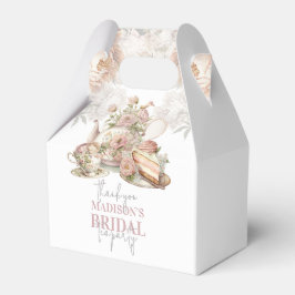 Caixinha De Lembrancinhas Bridal Tea Party - Belo Floral Personalizado