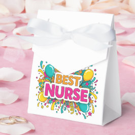 Caixinha De Lembrancinhas Bright Best Nurse Favor Box