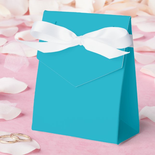 Caixinha De Lembrancinhas Bright Rich Sky Blue Favor Boxes (Casamento)