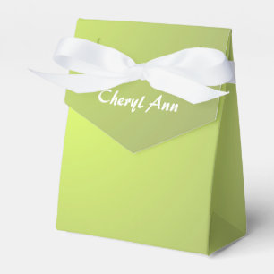 Caixinha De Lembrancinhas Brilho Amarelo