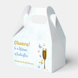 Caixinha De Lembrancinhas Brinde a Uma Vida de Borboletas Chá de Noiva