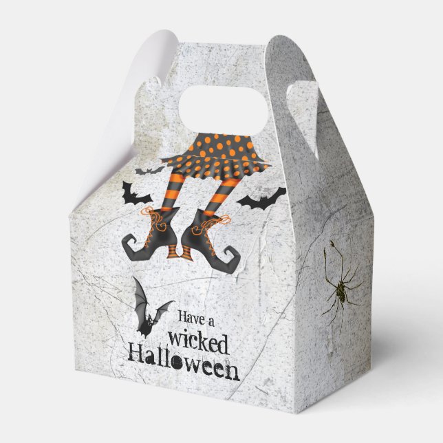 Caixinha De Lembrancinhas Bruxas Engraçadas Malditas Halloween (Frente)