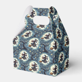 Caixinha De Lembrancinhas Bruxas, luas e árvores torcidas