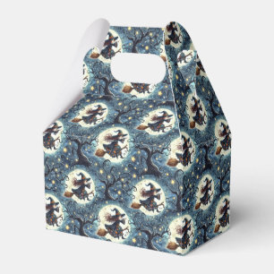 Caixinha De Lembrancinhas Bruxas, luas e árvores torcidas