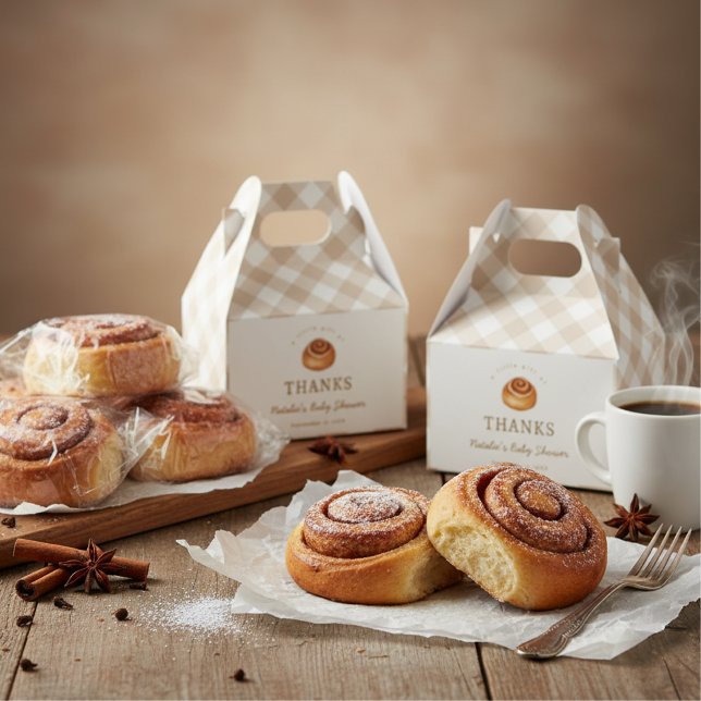 Caixinha De Lembrancinhas Bun In The Oven Baby Shower Thank You (Criador carregado)