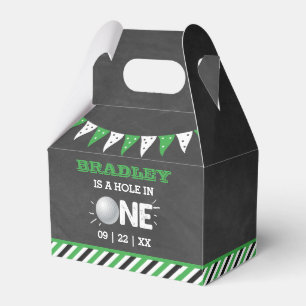 Caixinha De Lembrancinhas Buraco Em Um Rapaz primeiro aniversario De Golfe P