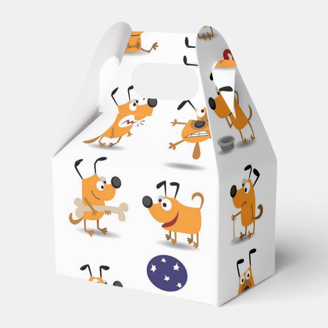 Caixinha De Lembrancinhas Cachorro Engraçado - Gable (Frente)