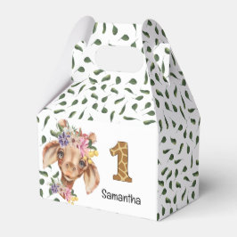 Caixinha De Lembrancinhas Cachorro-safari girafa selvagem travesseiro