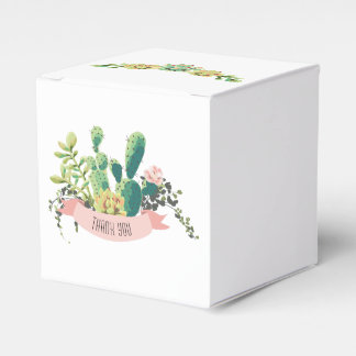 Caixinha De Lembrancinhas Cactus Succulent Boho Rustic