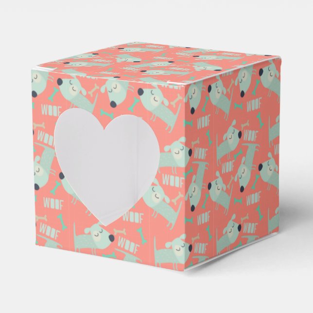 Caixinha De Lembrancinhas Cães e Ossos (Frente)