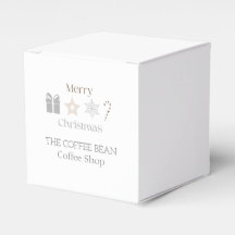 Café de Natal Empresarial Sazonal Alegre