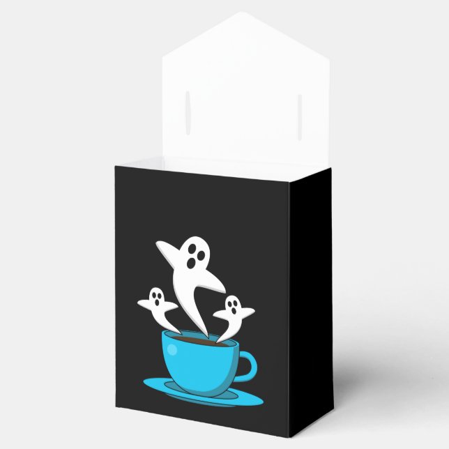 Caixinha De Lembrancinhas Café fumante fantasma (Aberto)