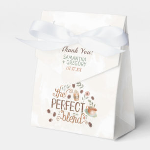 Caixinha De Lembrancinhas Café o chá de casamento nupcial da mistura