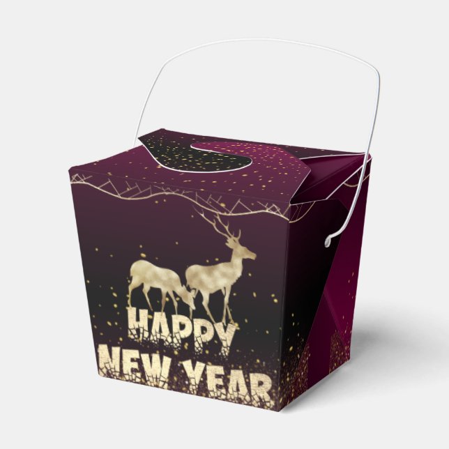 Caixinha De Lembrancinhas Caja de regalo  elegante para navidad (Frente)