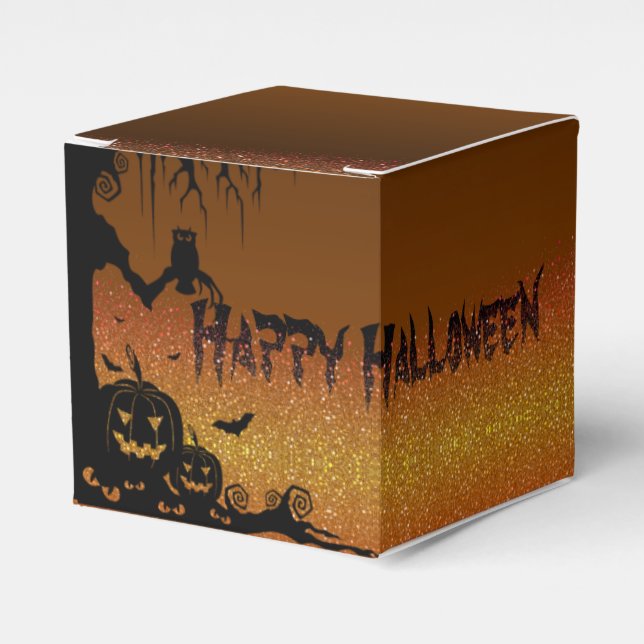 Caixinha De Lembrancinhas Caja de regalo para halloween (Frente)