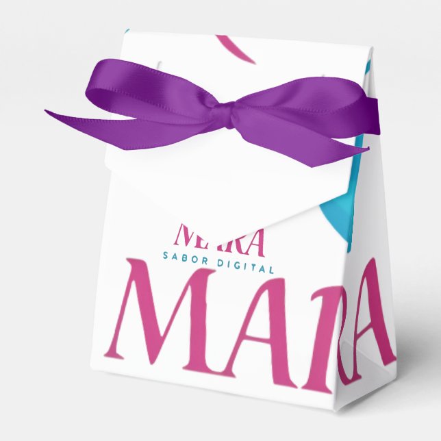 Caixinha De Lembrancinhas Caja para Regalos: Diseño Digital Mara (Frente)