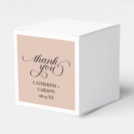 Caixinha De Lembrancinhas Caligrafia Beige Casamento Obrigado Stickers