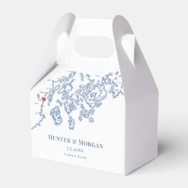 Caixinha De Lembrancinhas Camden Maine Elegant Wedding