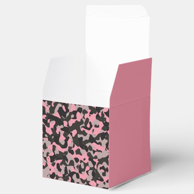 Caixinha De Lembrancinhas Camo rosa (Aberto)