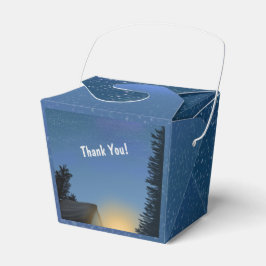 Caixinha De Lembrancinhas Camp Out Starry Night